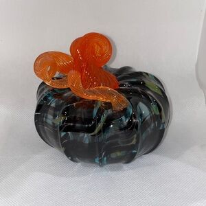 Luke Adam’sHandcrafted Glass Pumpkin Sculpture